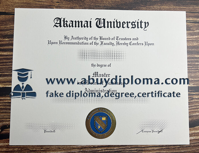 Buy Akamai University fake diploma.