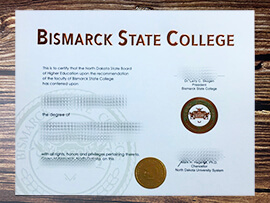 Get Bismarck State College fake diploma.