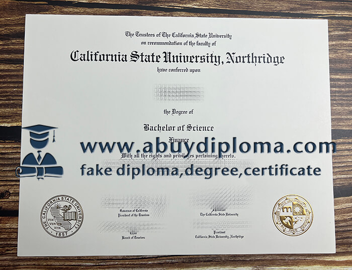 Buy CSUN fake diploma, Buy Cal State Northridge fake diploma.