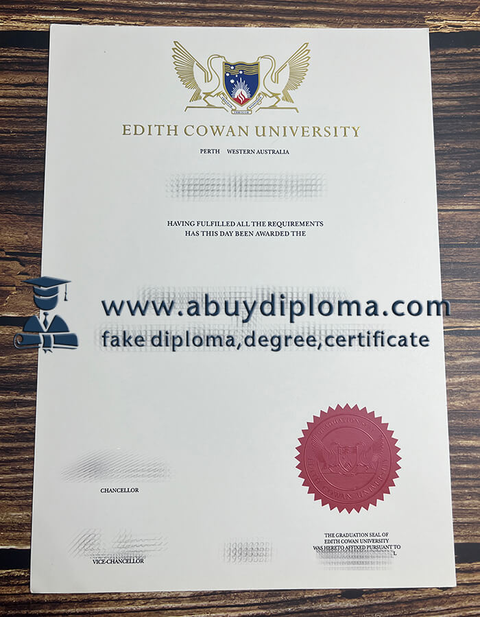Buy Edith Cowan University fake diploma, Buy ECU fake diploma.