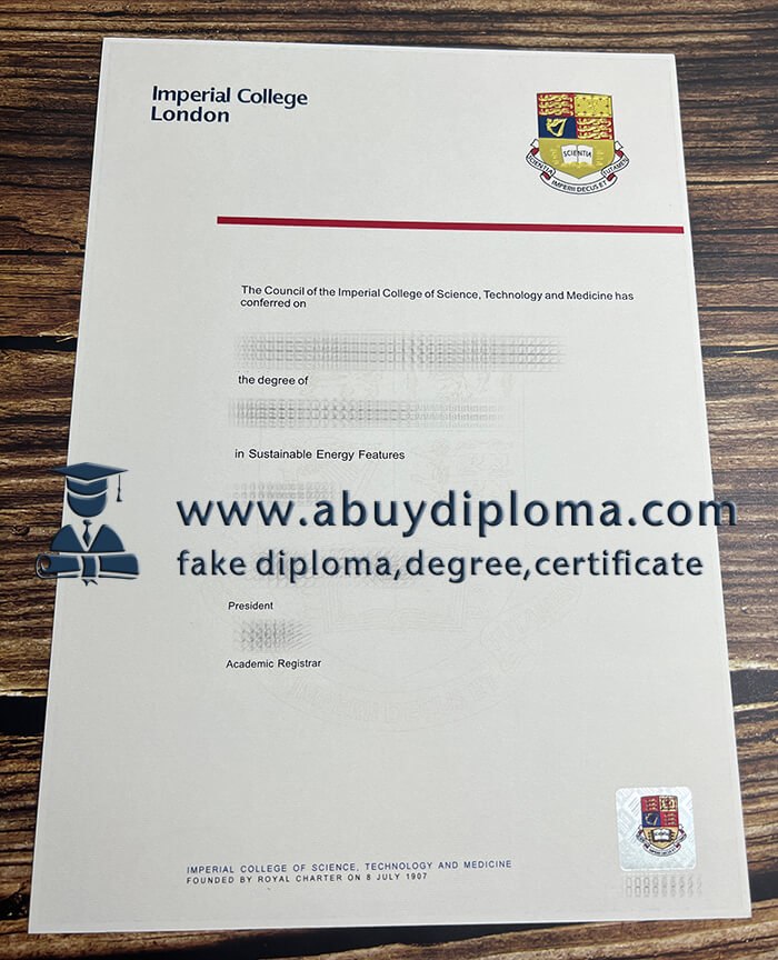 Get Imperial College London fake diploma, Make Imperial College London diploma.