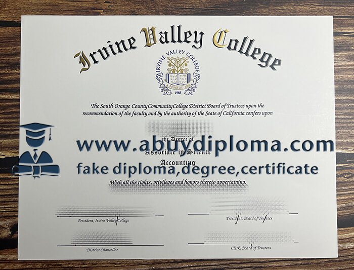 Get Irvine Valley College fake diploma.