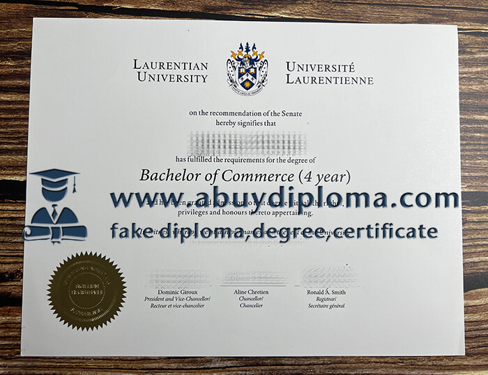 Get Laurentian University fake diploma, Make Laurentian University diploma.