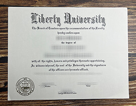 Purchase Liberty University fake diploma.