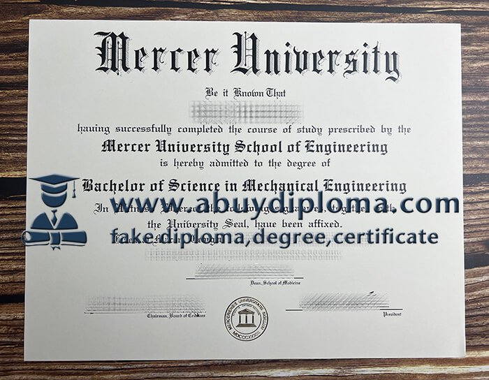 Buy Mercer University fake diploma, Get Mercer University fake diploma.