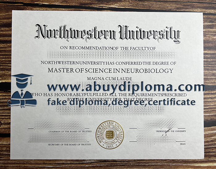 Buy Northwestern University fake diploma.