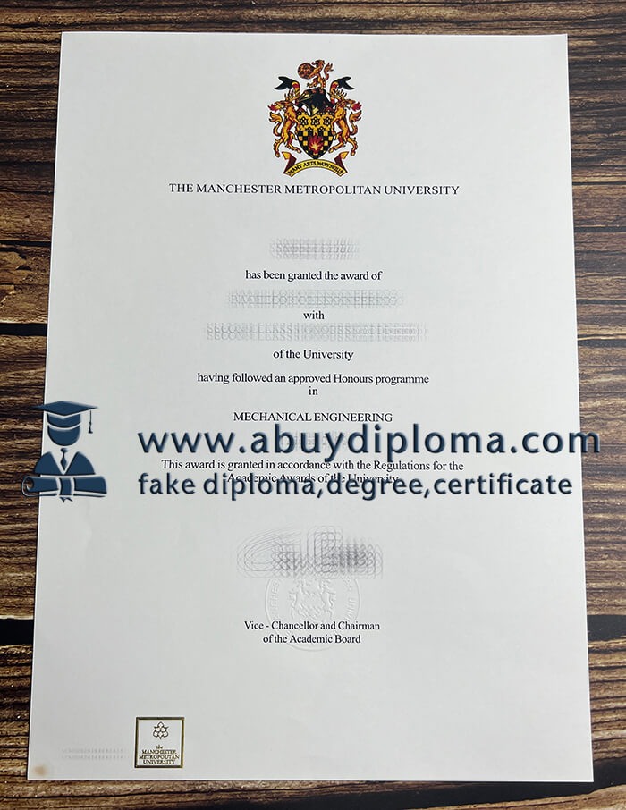 Buy Manchester Metropolitan University fake diploma, Make Manchester Metropolitan University diploma.