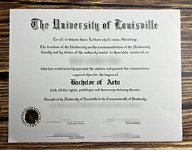 Obtain University of Louisville fake diploma.