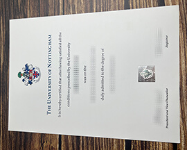 Get University of Nottingham fake diploma.