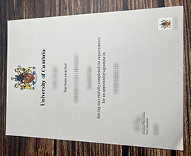 Get University of Cumbria fake diploma.