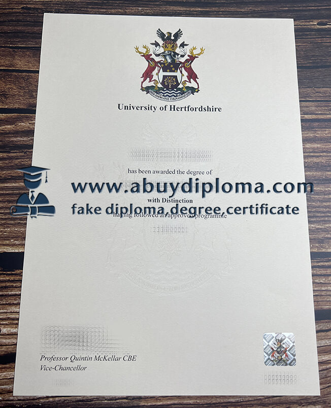 Buy University of Hertfordshire fake diploma. Buy UH fake diploma.