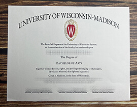 Get University of Wisconsin-Madison fake diploma.