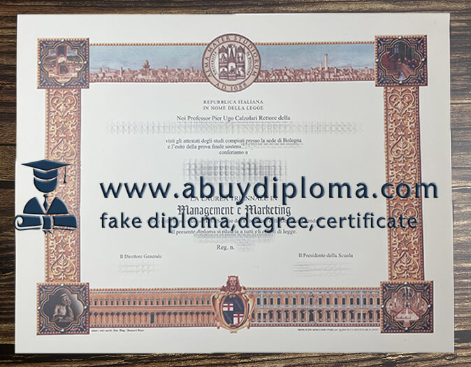 Buy Università di Bologna fake diploma. Make UniBo diploma.