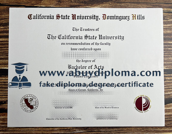 Buy California State University, Dominguez Hills fake diploma, Make CSUDH diploma.