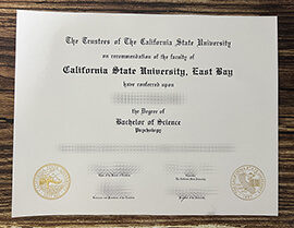 Purchase California State University, East Bay fake diploma.