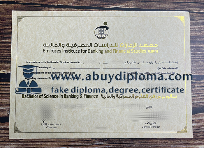 Buy EIBFS fake certificate.