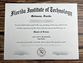 Get Florida Institute of Technology fake diploma.