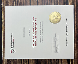 Fake Harvard Business School diploma.
