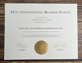 Make Hult International Business School diploma.