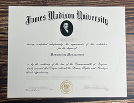 Make James Madison University diploma.