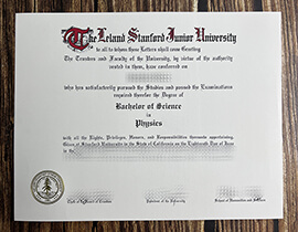 Make Leland Stanford Junior University diploma.