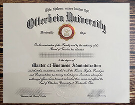 Get Otterbein University fake diploma.
