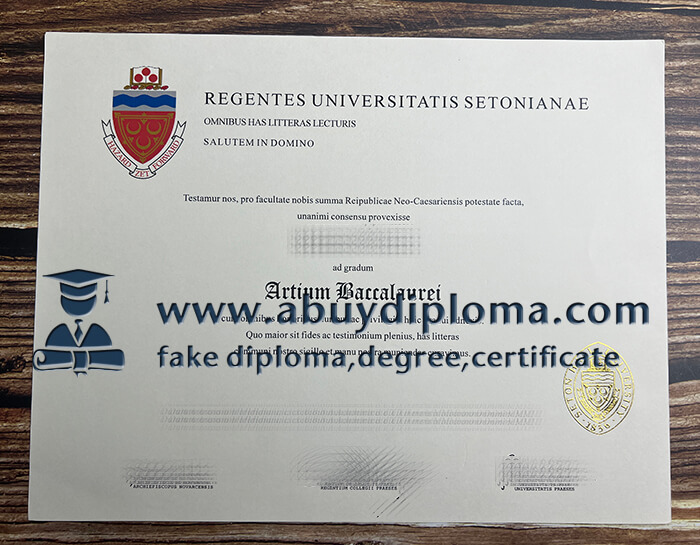 Buy Seton Hall University fake diploma, Make SHU diploma.