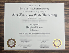 Get San Francisco State University fake diploma.