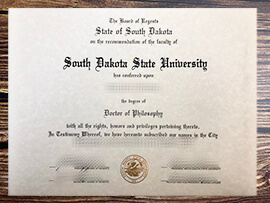 Get South Dakota State University fake diploma.