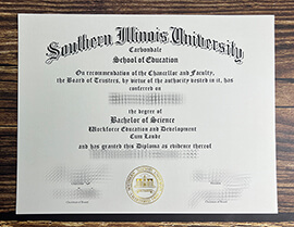 Make Southern Illinois University diploma.