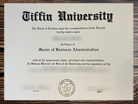 Get Tiffin University fake diploma.