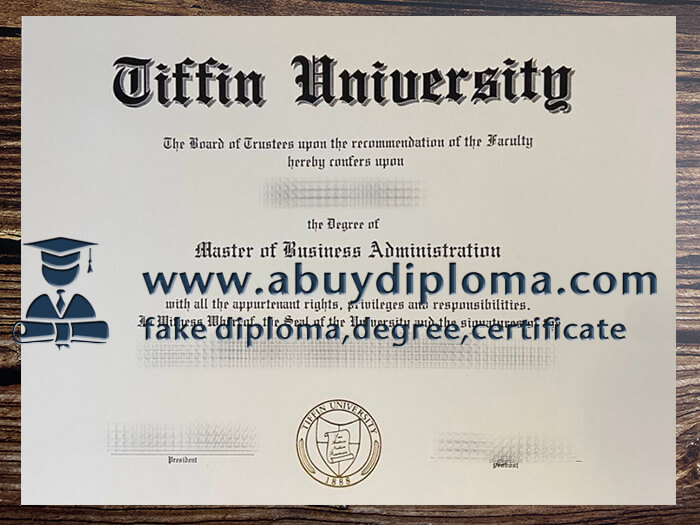 Buy Tiffin University fake diploma, Make Tiffin University diploma.