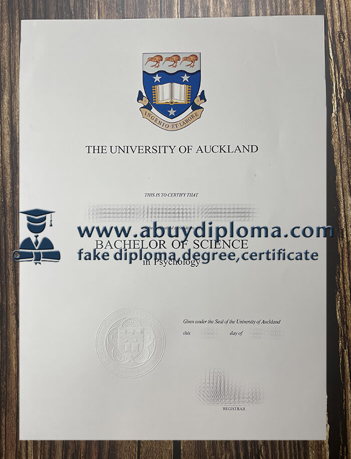 Buy University of Auckland fake diploma, Make UA degree.