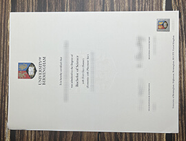Buy University of Birmingham fake diploma.