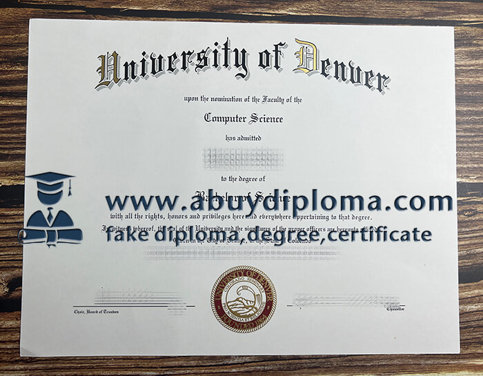 Buy University of Denver fake diploma, Get University of Denver fake diploma.