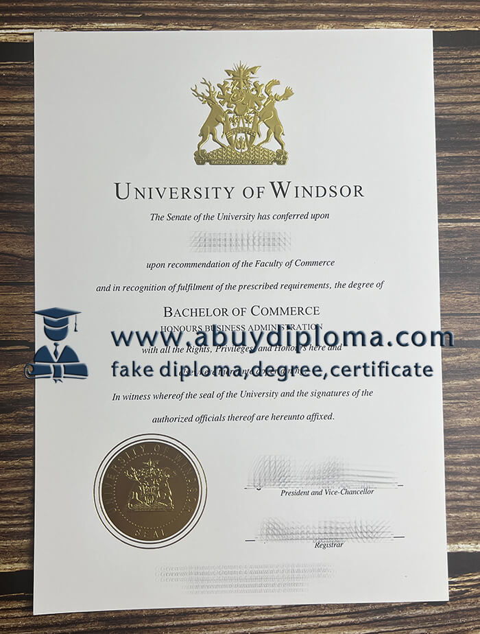 Get University of Windsor fake diploma.