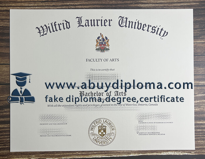 Get Wilfrid Laurier University fake diploma, Make WLU diploma.