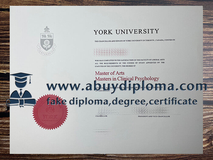 Get York University fake diploma, Make YU diploma.