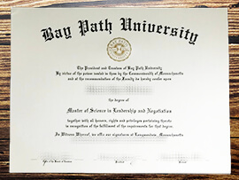 Get Bay Path University fake diploma.