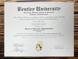 Buy Bentley University fake diploma.