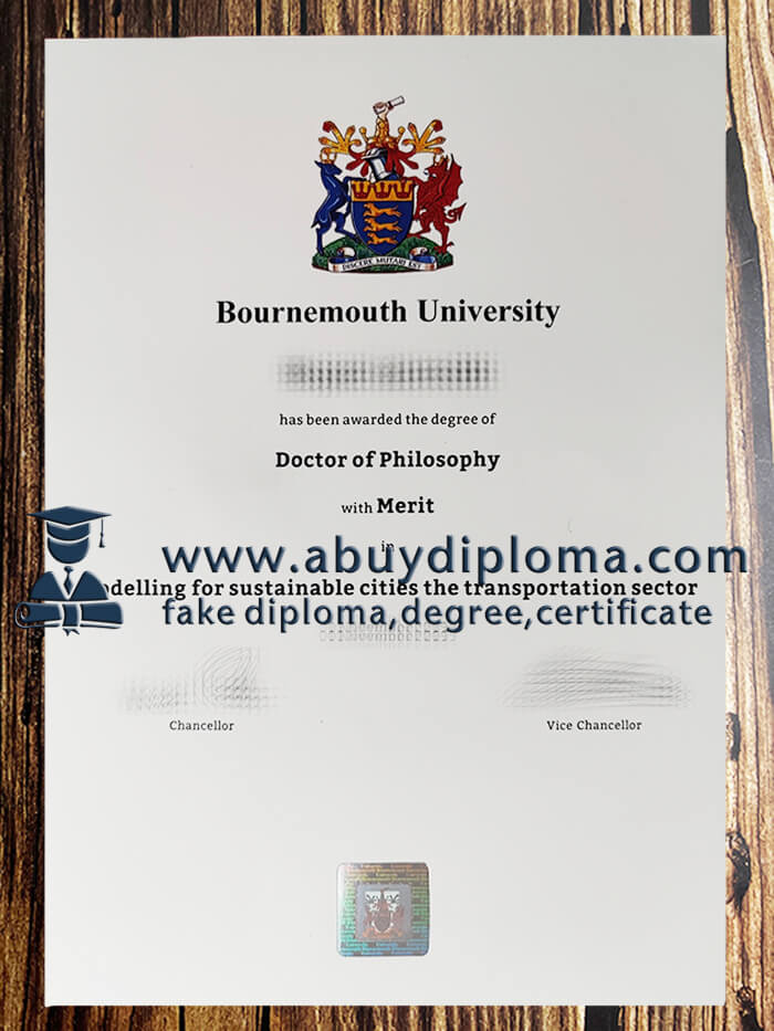 Buy Bournemouth University fake diploma, Make Bournemouth University diploma.