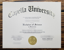 Make Capella University diploma.