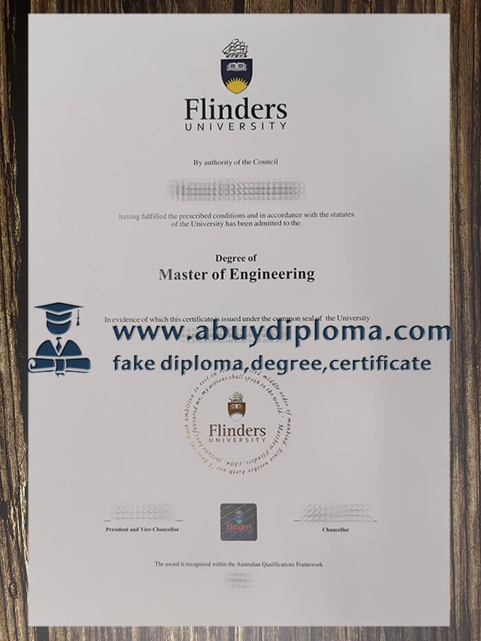 Buy Flinders University fake diploma, Make Flinders University diploma.