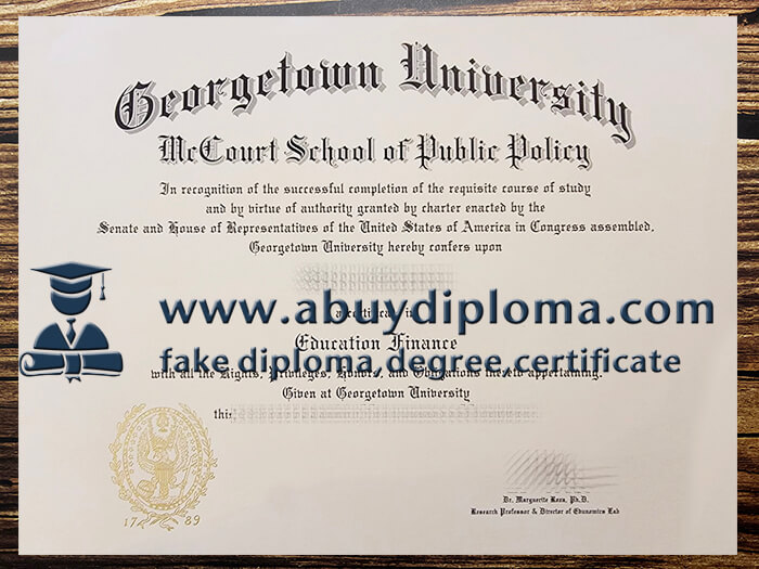 Buy Georgetown University fake diploma.