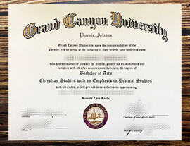 Purchase Grand Canyon University fake diploma.