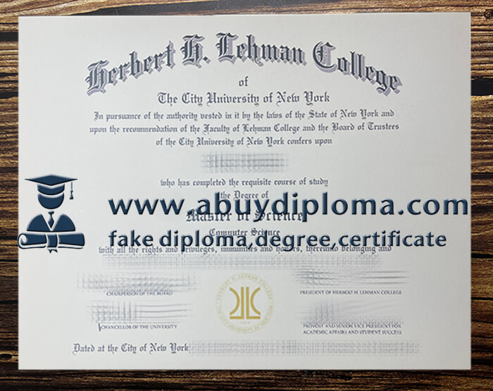 Buy Herbert H Lehman College fake diploma, Make Herbert H Lehman College diploma.
