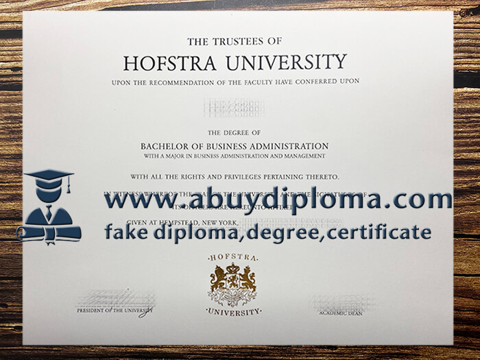 Buy Hofstra University fake diploma, Make Hofstra University diploma.