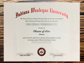 Purchase Indiana Wesleyan University fake diploma.
