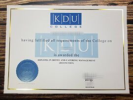 Get KDU College fake diploma.