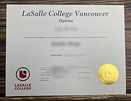 Purchase LaSalle College Vancouver fake diploma.